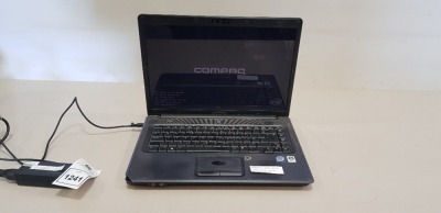 COMPAQ C700 LAPTOP WITH CHARGER (NOTE: DATA WIPED NO OS)