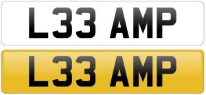 CHERISHED NUMBER PLATE L33 AMP RETENTION CERTIFICATE