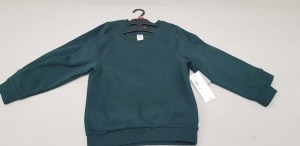 46 X BRAND NEW F&F PACKS OF 2 COTTON RICH SWEATSHIRTS AGE 6-7 YEARS