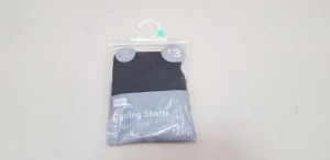 35 X F&F 2 PACK BRAND NEW F&F CYCLING SHORTS AGE 3-4 YEARS