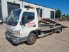 WHITE MITSUBISHI FUSO CANTER. ( DIESEL ) Reg : BH60ARC Mileage : 361662 Details: ENGINE SIZE: 4899CC, WITH V5, 2 KEYS, NO MOT, TWIN DECK CAR TRANSPORTER, WITH WINCH, DAVID BLAND ENGINEERING BODY, FITTED WITH TACHO - 2