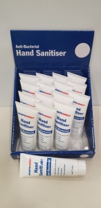 2880 X BRAND NEW 80 ML SPORTS DIRECT ANTI-BACTERIAL HAND SANITISER - COMES IN SETS OF 16 - 4 SETS IN A BOX - IN 45 BOXES ON A FULL PALLET