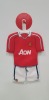 600 X BRAND NEW MANCHESTER UNITED OFFICIAL MERCHANDISE MINI KIT WITH SUCTION PAD - COMES IN 3 BOXES