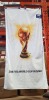 96 X BRAND NEW 2018 FIFA WORLD CUP RUSSIA BATH TOWEL - 140CM L AND 70CM W - 100% COTTON - COMES IN 4 BOXES