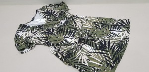 12 X BRAND NEW DOROTHY PERKINS JUNGLE PRINT DRESSES UK SIZE 28 RRP £26.00 (TOTAL RRP £312.00)