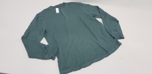 10 X BRAND NEW GAP BUTTONED LONG SLEEVED T SHIRTS SIZE MEDIUM RRP £29.95 (TOTAL RRP £299.50)