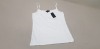 29 X BRAND NEW DOROTHY PERKINS WHITE VEST TOPS UK SIZE 12