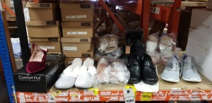 15 + PIECE MIXED SHOE LOT CONTAINING CUSHION WALK SHOES, KRUSH SHOES AND TOPSHOP BETSY PINK HEELED SHOES ETC