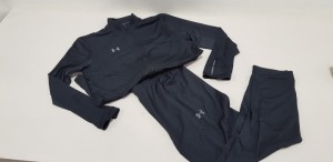 10 X BRAND NEW UNDER ARMOUR TRACK SET CONTAINING TRACKSUIT TOP AND TRACKSUIT BOTTOMS SIZE XL