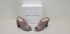 15 X BRAND NEW DOROTHY PERKINS TAUPE SAVO HEELED SANDALS UK SIZE 5 RRP £28.00 (TOTAL RRP £420.00)