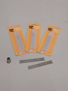 240 X BRAND NEW EXPRESS PACKS OF 2 4 STRIPPING BLADES IN EURO RETAIL BLISTER PACKAGING