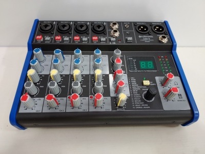 1 X BRAND NEW CITRONIC COMPACT MIXER WITH B/T WIRELESS AND DSP EFFECTS CSD-6