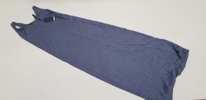 26 X BRAND NEW PIECES OMBRE BLUE MAXI TANK DRESSES LARGE, SMALL AND XS RRP £15.00 (TOTAL RRP £390.00)