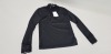 50 X BRAND NEW JACQUELINE DE YONG BLACK HIGH NECK TOPS SIZE MEDIUM RRP £16.00 (TOTAL RRP £800.00)