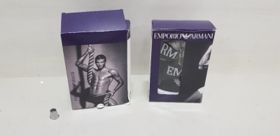 16 X PACKS OF 3 EMPORIO ARMANI UNDERWEAR SIZE MEDIUM (PLEASE NOTE BOX MAY BE SLIGHTY DAMAGED)