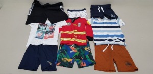 30 PIECE MIXED KIDS CLOTHING LOT CONTAINING UNDERWEAR, SHORTS AND TOPS ETC