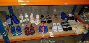 15 PIECE MIXED KIDS SHOE AND CLOTHING LOT CONTAINING SHOES, UNDERWEAR AND SHORTS AND SOCKS