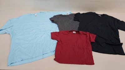 50 X BRAND NEW FRUIT OF THE LOOM T SHIRTS IN VARIOUS KIDS AND ADULT SIZES