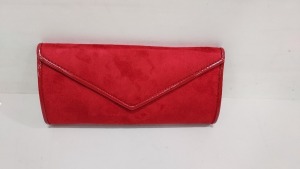 17 X BRAND NEW CHANGES RED COTTON PURSES
