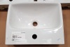 5 X BRAND NEW TWYFORD WHITE CERAMIC SQUARE WASH BASIN - PRODUCT CODE- E14831WH