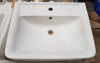 3 X BRAND NEW TWYFORD GALERIE LARGE SQAURE BASIN IN WHITE - PRODUCT CODE- GL4211WH