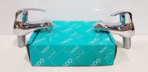 2 X BRAND NEW VADO MATRIX BATH PILLARS IN CHROME -MAT-136C/P