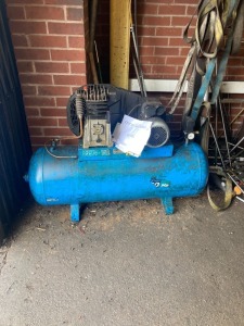 ABAC WORKSHOP COMPRESSOR Model: B3914-150 ** PLEASE NOTE THESE ITEMS ARE LOCATED IN STOCKPORT & WILL REQUIRE COLLECTING FROM THE PREMISES **