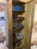 5 SHELF METAL CABINET & CONTENTS OF ASSORTED DRILLS, CHUCKS & TOOLING ** PLEASE NOTE THESE ITEMS ARE LOCATED IN STOCKPORT & WILL REQUIRE COLLECTING FROM THE PREMISES **