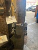 DOUBLE-ENDED GRINDER ON PEDESTAL ** PLEASE NOTE THESE ITEMS ARE LOCATED IN STOCKPORT & WILL REQUIRE COLLECTING FROM THE PREMISES **