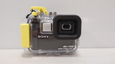 1 X SONY 40M / 132FT MARINE PACK WATERPROOF CASE AND A SONY CAMERA (EX-HIRE)