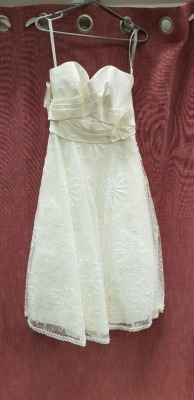 1 X ALFRED ANGELO WEDDING DRESS SIZE 12