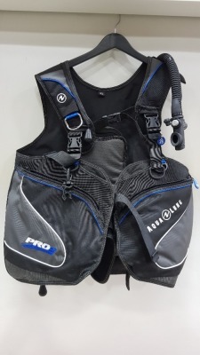 1 X AQUALUNG DIVING HARNESS SIZE XS