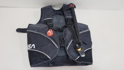 1 X TUSA DIVING HARNESS SIZE UNKNOWN