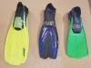 10 X SCUBA DIVING FINS IE BEAVER, PALAMOS AND TRIDENT IN VARIOUS COLOURS AND SIZES (EX-HIRE)