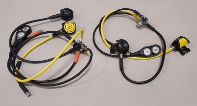 2 X MARES ROVER AND ATX DIVING REGULATORS