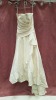 1 X DAYA SAIVON LUAR WEDDING DRESS SIZE 16