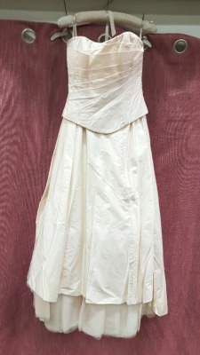 1 X ALAN HANNAH WEDDING DRESS SIZE 12