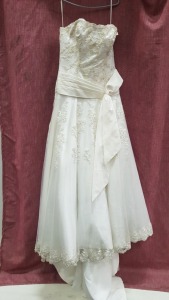 1 X ATELIERDIAGONAL WEDDING DRESS SIZE 14