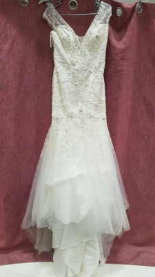 1 X SOPHIE TOLLIE WEDDING DRESS SIZE 12