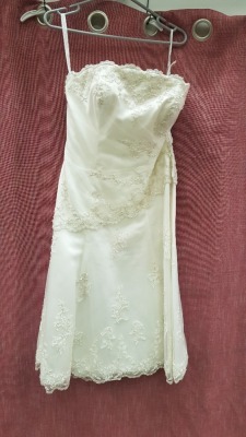 1 X ALFRED ANGELO WEDDING DRESS SIZE 14