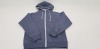 20 X BRAND NEW PAPINI ZIPPED HOODED JACKETS IN TITANIUM / GREY MARL SIZE XS