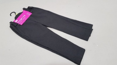 38 X BRAND NEW F&F 2 PACK GIRLS STRAIGHT LEG TROUSERS ALL IN BLACK ALL IN VARIOUS SIZES TO INCOUDE (3-4YRS , 6-7YRS , 7-8YRS , 9-10YRS , 14-15YRS ETC