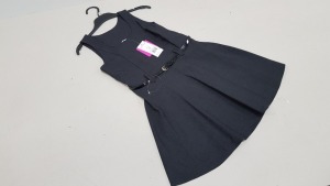 41 X BRAND NEW F&F SCHOOL GIRL REGULAR FIT PINAFORES ALL IN GREY IN VARIOUS SIZES TO INCLUDE (4-5YRS , 7-8YRS , 3-4YRS , 6-7YRS )