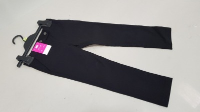 24 X BRAND NEW F&F GIRLS SLIM LEG TROUSERS ALL IN BLACK ALL IN VARIOUS SIZES ( 6-7 YRS , 8-9 YRS , 5-6YRS , 4-5 YRS ) ETC