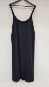 35 X BRAND NEW JACQUELINE DE YONG LIFE STRAP, BLACK SHOULDER DRESS - IN SIZE XL RRP £14.99pp