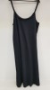 30 X BRAND NEW JACQUELINE DE YONG LIFE STRAP, BLACK SHOULDER DRESS - IN SIZE LARGE RRP £14.99pp