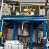 TEXIGEL PLANT COMPRISING: APPROX 12T LIMPIT COIL HEATED MIXING VESSEL WITH 55KW MIXER. TWO OFF BURNETT AND ROLFE 20T INSULATED HOLDING TANKS (REF NO'S V15 & V10 INCLUDES CONTROLS AND ASSOCIATED SERVICES INCLUDING WELDED STEEL PLATFORM, WEIGH CELLS AND PUM