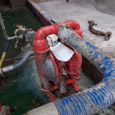 AIR OPERATED DIAPHRAGM PUMP (NOTE: ASSET LOCATED IN MIDDLETON & MUST BE REMOVED BY 16TH SEPTEMBER 2022)