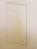 3 X BRAND NEW GOODHOME IMANDRA SINGLE DOOR CLOAKROOM BASIN CABINETS (2 X GLOSS GREY / 1 X GLOSS TAUPE) - 436 X 790 X 230 MM