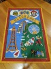 600+ BLACKPOOL DESIGN TEA TOWELS IN 4 BOXES